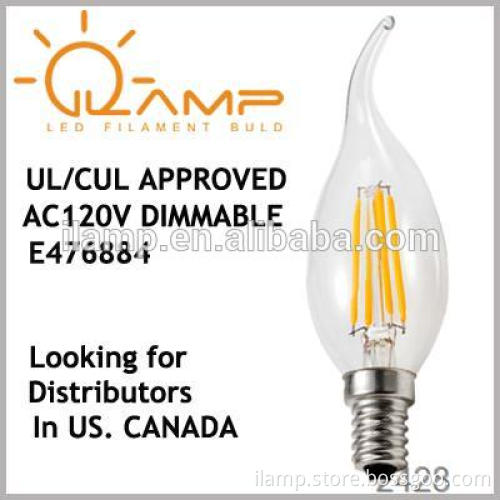 Alibaba G125 4W Dimmable Filament Led Pendant Lights UL/cUL G125 Led Globe Bulbs Light